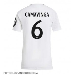 Real Madrid Eduardo Camavinga #6 Replika Hemmatröja Damer 2024-25 Kortärmad